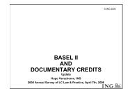 basel ii and documentary credits - The Institute of International ...