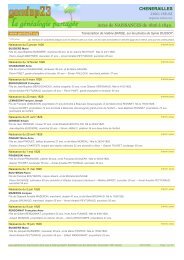 Actes de NAISSANCES de 1826 Ã  1840 ... - Gendep23