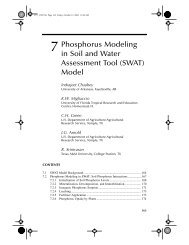 7 Phosphorus Modeling in Soil and Water Assessment Tool (SWAT ...