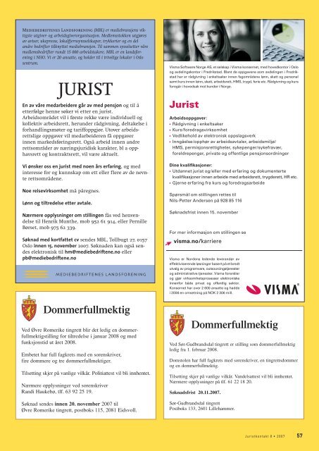 Juristkontakt 8 - 2007