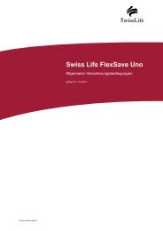 AVB Swiss Life FlexSave Uno 1.10.2012