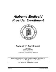 Alabama Medicaid Provider Enrollment