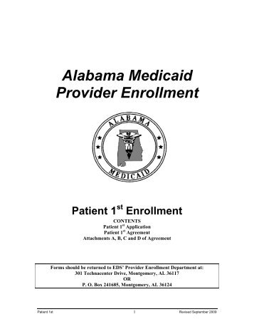 Alabama Medicaid Provider Enrollment
