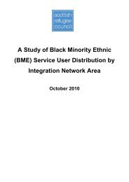 A Study of Black Minority Ethnic - Scottish Refugee Council