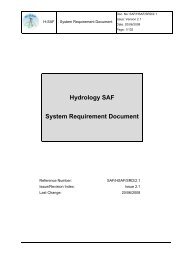 System Requirement Document (SRD) - H-SAF