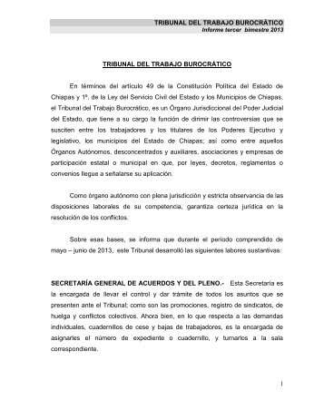 Tercer Bimestre. - Transparencia - Poder Judicial del Estado de ...