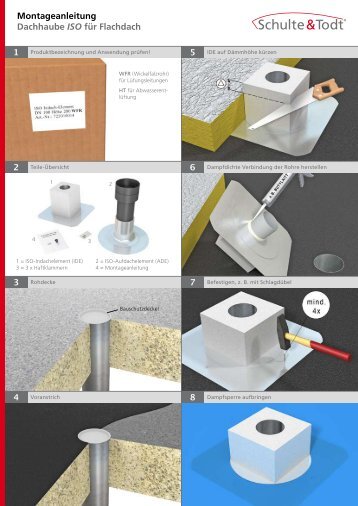 Montageanleitung Dachhaube ISO fÃ¼r Flachdach