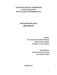 biologia iii - CCH Naucalpan - Universidad Nacional AutÃ³noma de ...