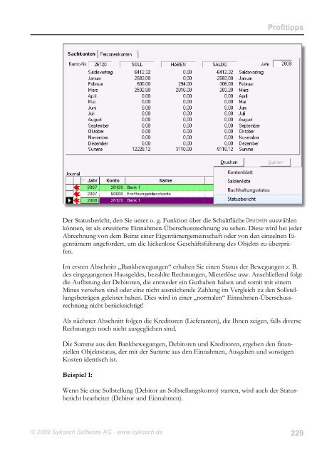 Sykosch ImmobilienVerwaltung 2010 ... - von Sykosch