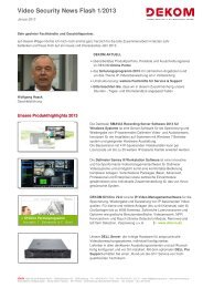 Video Security News Flash 1/2013 - DEKOM Video Security ...