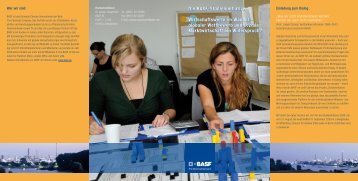 Die BASF-Studieninitiative Wirtschaftswerte im Wandel Ã¢ÂÂ globaler ...