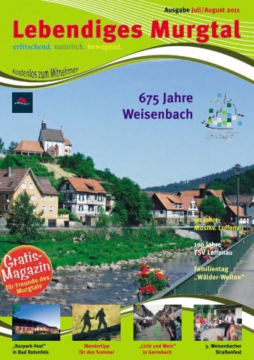 675 Jahre Weisenbach - Im Tal der Murg