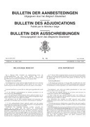 bulletin der aanbestedingen