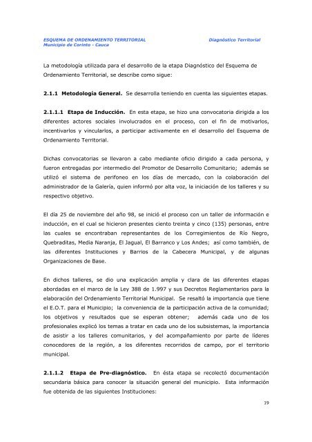 Contexto - Corporación Autónoma Regional del Cauca