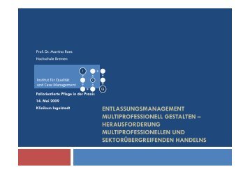 Entlassungsmanagement multiprofessionell gestalten