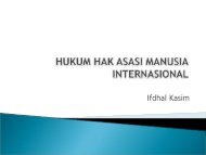 HUKUM HAK ASASI MANUSIA INTERNASIONAL - Elsam