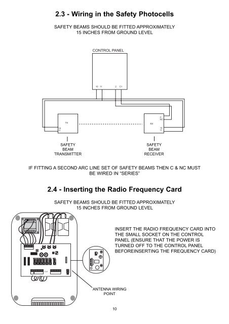 Installation Instructions for a âPairâ of gates...