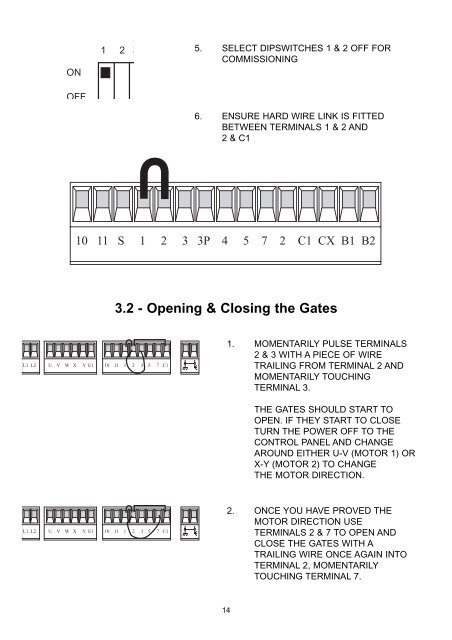 Installation Instructions for a âPairâ of gates...