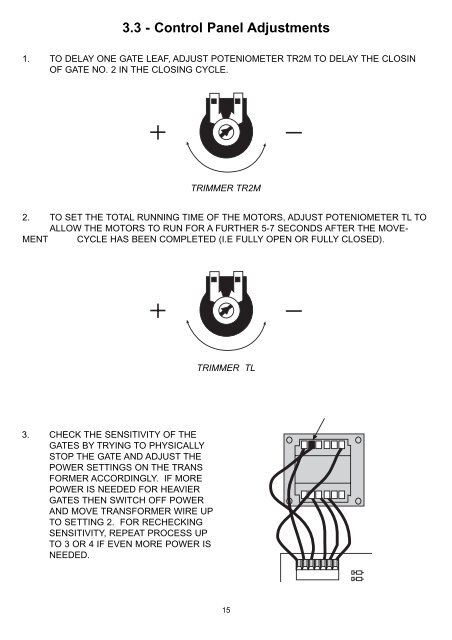 Installation Instructions for a âPairâ of gates...