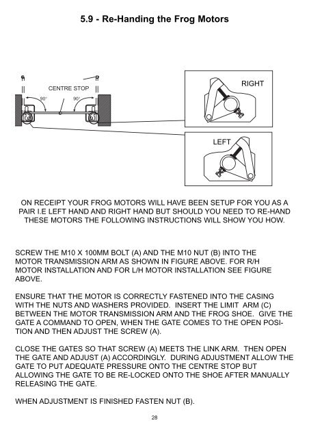 Installation Instructions for a âPairâ of gates...