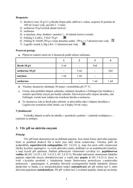 Enzymy - Ãstav lÃ©kaÅskÃ© chemie a biochemie