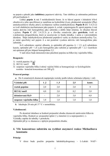 Enzymy - Ãstav lÃ©kaÅskÃ© chemie a biochemie