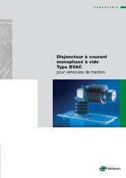 Disjoncteur Ã  courant monophasÃ© Ã  vide Type BVAC ... - Secheron