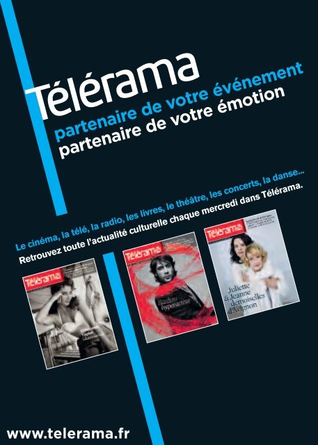 TÃ©lÃ©charger ici le programme du festival - Festival du cinÃ©ma ...