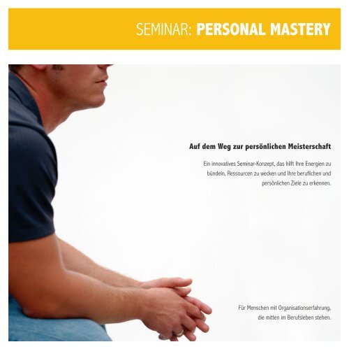 personal mastery - Dr. Christian Scharinger