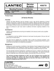 LW Winch Mounting Procedure - TWG