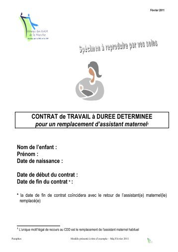 Contrat de travail occasionnel