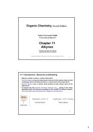 Chapter 11 Alkynes