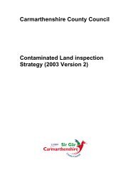 Contaminated Land Inspection Strategy
