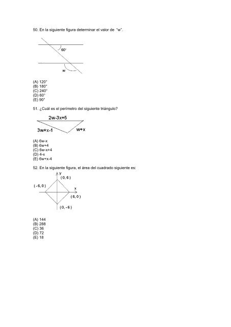 RAZONAMIENTO MATEMÁTICO EJERCICIOS DE PRÁCTICA ...