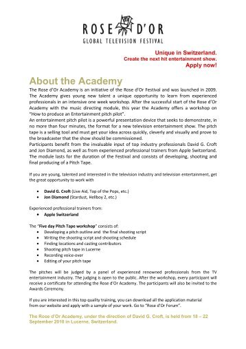 About the Academy - SAE Alumni Association