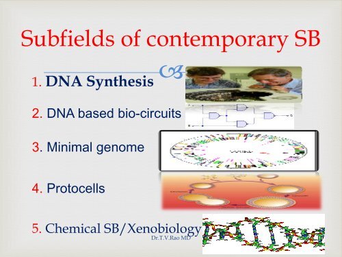 SYNTHETIC BIOLOGY