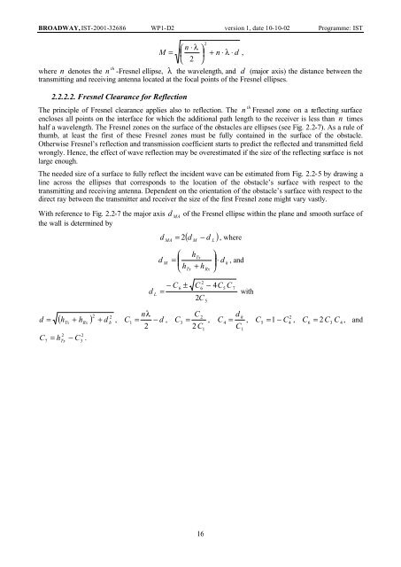 WP 1, D2 Ã¢Â€Â“ Functional System Parameters description