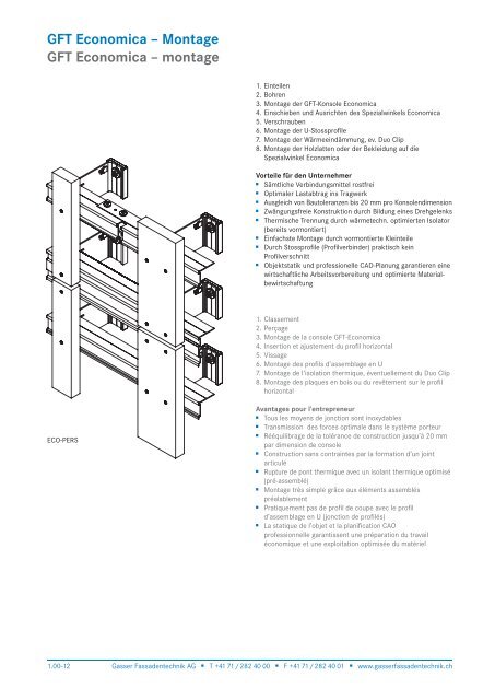 GFT Economica - Gasser Fassadentechnik