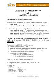 LAB 3 – AOS – Install/Upgrade