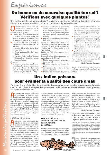 Télécharger le Symbioses entier (PDF 1,26 Mo)