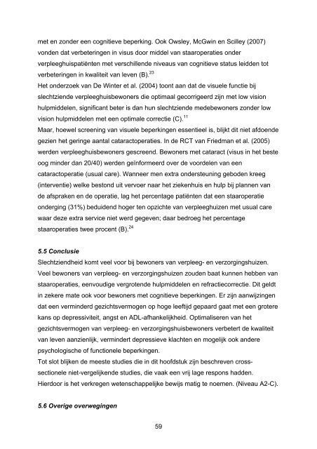 Richtlijn Visusstoornissen, revalidatie en verwijzing - REP-Online