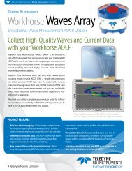 Download Waves Array datasheet - RD Instruments