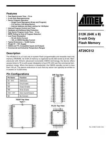 AT29C512 Flash EPROM