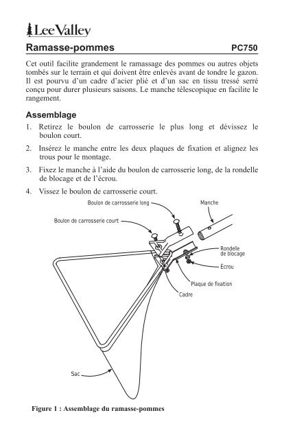 Ramasse-pommes - Lee Valley Tools