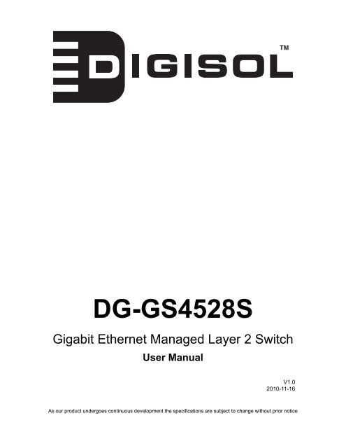 Product Manual - Digisol.com