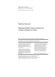 Making Public Interventions in Today's Massive - Saskia Sassen