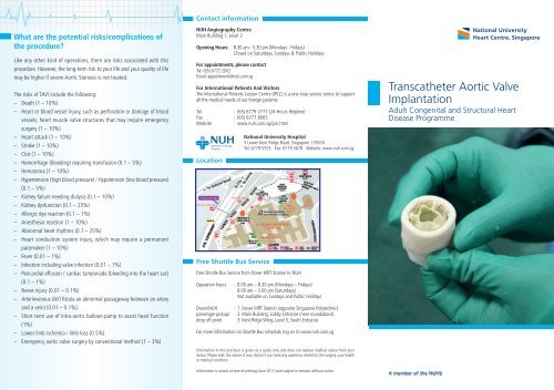 Transcatheter Aortic Valve Implantation - nuhcs