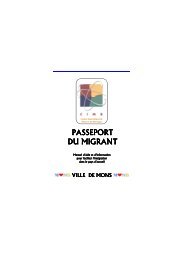 Passeport du migrant Mons - CIMB