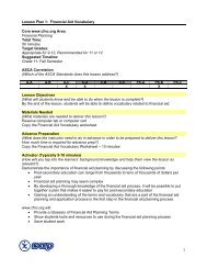 Lesson Plan 7: Your SLOPE and Your Future Lifestyle ... - Bridges