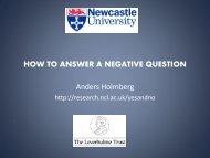 How to Answer a Negative Question